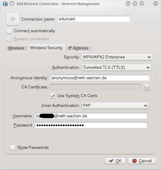 [OpenSUSE 11.2 KNetworkManager screenshot (en)]